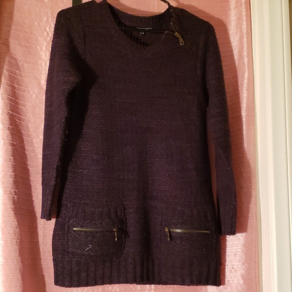 effeci Sweaters - BOGO Warm Purple Fall Sweater